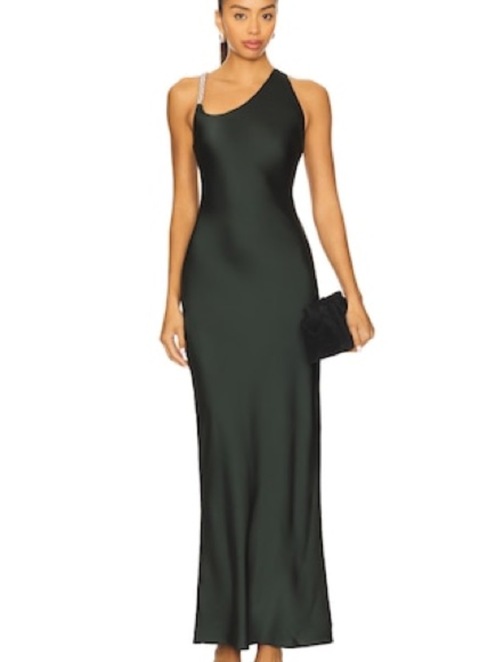 Significant Other Abbey Maxi Dress Emerald Rhinestone US 2
